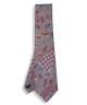 SILVER GREY, 7 Fold Silk Tie – Vintage Paisley SILVER GREY, 7 Fold Silk Tie – Vintage Paisley