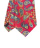POPPY RED, 7 Fold Silk Tie – Vintage Paisley POPPY RED, 7 Fold Silk Tie – Vintage Paisley