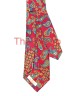 POPPY RED, 7 Fold Silk Tie – Vintage Paisley POPPY RED, 7 Fold Silk Tie – Vintage Paisley