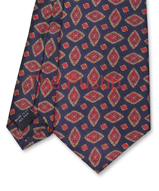 DARK NAVY, 7 Fold Silk Tie – The Pattern House DARK NAVY, 7 Fold Silk Tie – The Pattern House