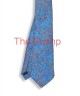 SAPPHIRE BLUE, 7 Fold Silk Tie – Vintage Paisley SAPPHIRE BLUE, 7 Fold Silk Tie – Vintage Paisley