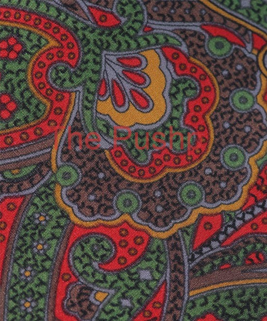 RED-GREEN, 7 Fold Silk Tie – Vintage Paisley RED-GREEN, 7 Fold Silk Tie – Vintage Paisley