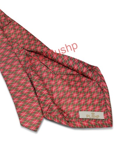 CORAL, 7 Fold Silk Tie – The Pattern House