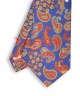 ULTRAMARINE BLUE, 7 Fold Silk Tie – Vintage Paisley ULTRAMARINE BLUE, 7 Fold Silk Tie – Vintage Paisley