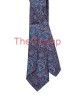 NAVY BLUE, 7 Fold Silk Tie – Vintage Paisley NAVY BLUE, 7 Fold Silk Tie – Vintage Paisley