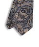 PERFECTLY BLACK, 7 Fold Silk Tie – Vintage Paisley PERFECTLY BLACK, 7 Fold Silk Tie – Vintage Paisley