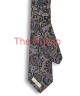 PERFECTLY BLACK, 7 Fold Silk Tie – Vintage Paisley PERFECTLY BLACK, 7 Fold Silk Tie – Vintage Paisley