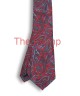 RUBY RED, 7 Fold Silk Tie – Vintage Paisley RUBY RED, 7 Fold Silk Tie – Vintage Paisley