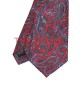 RUBY RED, 7 Fold Silk Tie – Vintage Paisley RUBY RED, 7 Fold Silk Tie – Vintage Paisley