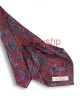 RUBY RED, 7 Fold Silk Tie – Vintage Paisley RUBY RED, 7 Fold Silk Tie – Vintage Paisley