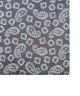 RICH BLACK, 5 Fold Micro Tie and Pocket Square - JACQUARD PAISLEY RICH BLACK, 5 Fold Micro Tie and Pocket Square - JACQUARD PAISLEY