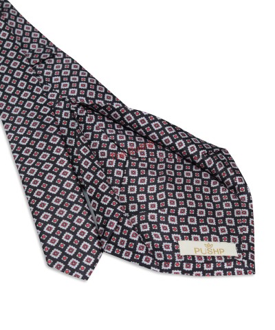 RICH BLACK, 7 Fold Silk Ties – The Pattern House