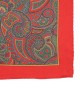 RUBY RED, Silk Pocket Square – Vintage Paisley RUBY RED, Silk Pocket Square – Vintage Paisley