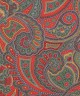 RUBY RED, Silk Pocket Square – Vintage Paisley RUBY RED, Silk Pocket Square – Vintage Paisley