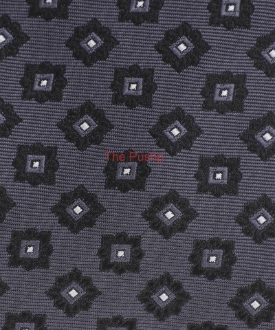 SHADOW GREY, 3 Fold Micro Tie - Small Design