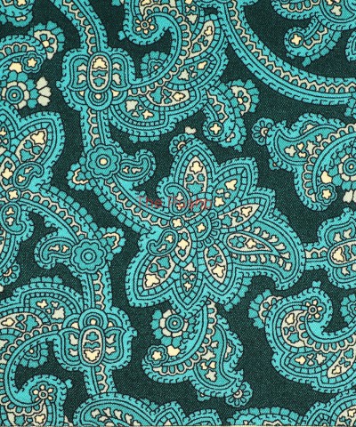 TEAL, 7 Fold Silk Tie – The Pattern House