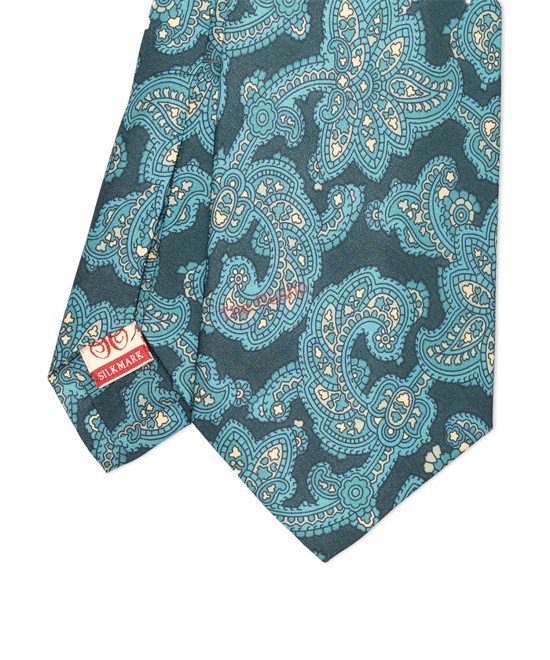 TEAL, 7 Fold Silk Tie – The Pattern House TEAL, 7 Fold Silk Tie – The Pattern House