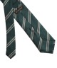 FOREST GREEN, 3 Fold Micro Tie - Stripes & Checks FOREST GREEN, 3 Fold Micro Tie - Stripes & Checks