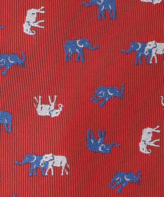 PERSIAN RED, 3 Fold Micro Tie - The Tuskers PERSIAN RED, 3 Fold Micro Tie - The Tuskers