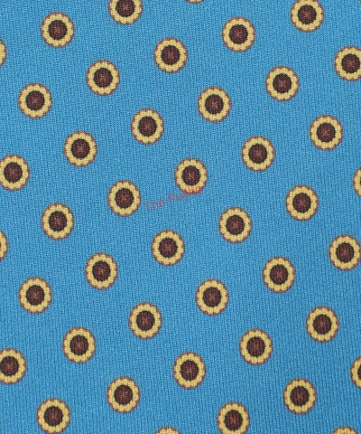 AIRFORCE BLUE, 5 Fold Silk Tie – The Geomatria