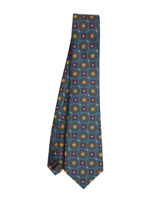 MOONLIGHT BLUE, 5 Fold Silk Tie – The Geomatria MOONLIGHT BLUE, 5 Fold Silk Tie – The Geomatria