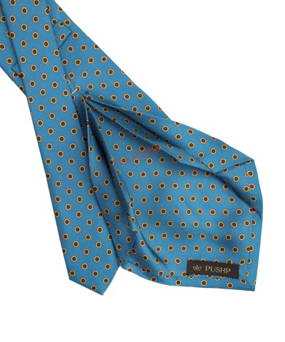 AIRFORCE BLUE, 5 Fold Silk Tie – The Geomatria