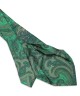 EMERALD GREEN, 7 Fold Silk Tie – Vintage Paisley EMERALD GREEN, 7 Fold Silk Tie – Vintage Paisley