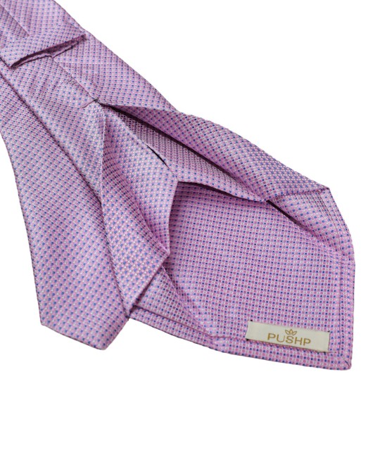 CHECKERED PINK, 5 Fold Micro Tie – Dots & Checks CHECKERED PINK, 5 Fold Micro Tie – Dots & Checks