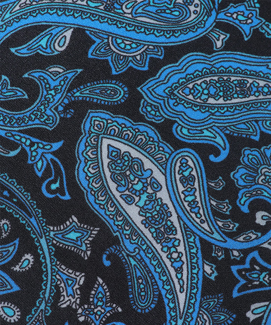 BLACK-FIROZI, 7 Fold Silk Tie – Vintage Paisely BLACK-FIROZI, 7 Fold Silk Tie – Vintage Paisely