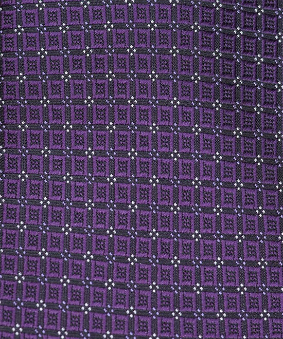 BLACK BERRY, 5 Fold Micro Tie – Dots & Checks