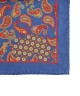 ULTRAMARINE BLUE, I- SILK Pocket Square– Vintage Paisley ULTRAMARINE BLUE, I- SILK Pocket Square– Vintage Paisley