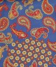 ULTRAMARINE BLUE, I- SILK Pocket Square– Vintage Paisley ULTRAMARINE BLUE, I- SILK Pocket Square– Vintage Paisley